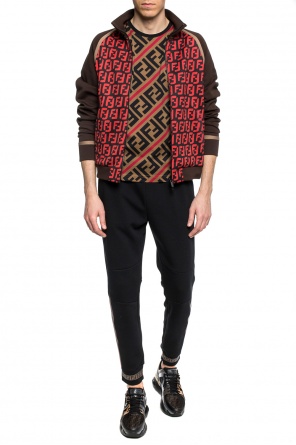 T-shirt with a logo pattern, zdjęcie 2 T-shirt with a logo pattern od Fendi